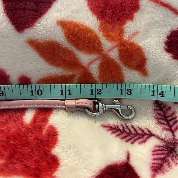 Coach Poppy Beige and Pink Wristlet - Picture 4 of 7